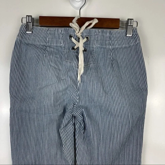 LA't by L'Agence Cropped Striped Jeans Pants Sz 24 - Picture 5 of 8